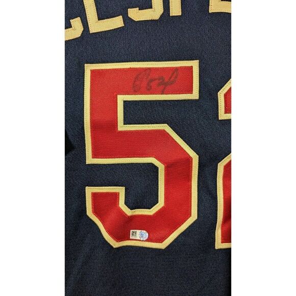 Autographed American League 2014 MLB Yoenis Cespedes All Star Majestic Jersey 46 - Picture 9 of 15